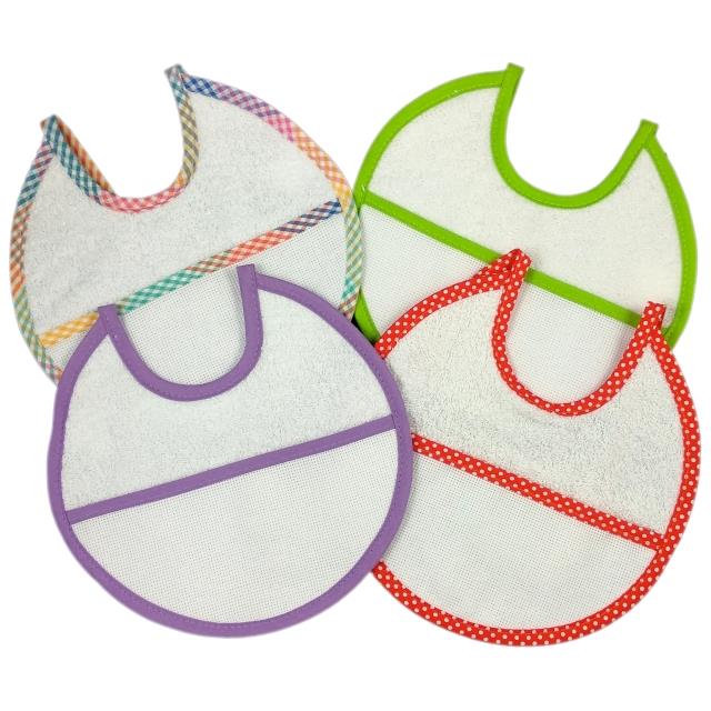 Babero redondo panam -Ref.3-1 21cm Col.surtido-