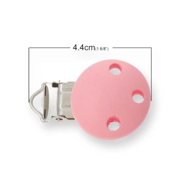 Pinza botn madera rosa 5un -Ref.FR0337-