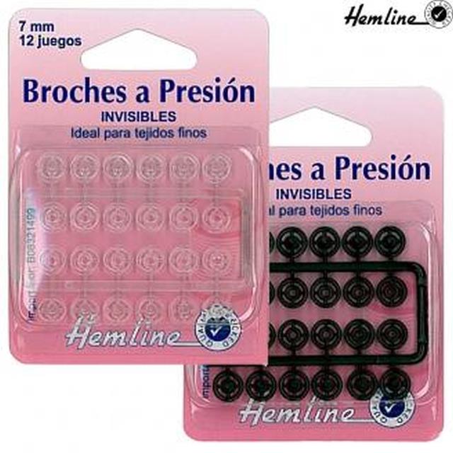 Broche presin 12jg. -Ref.422.B.7 Col.negro-