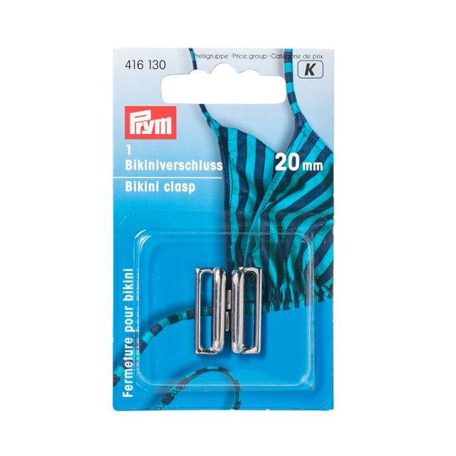 Cierre bikini metal 20mm 1un -Ref.416130-