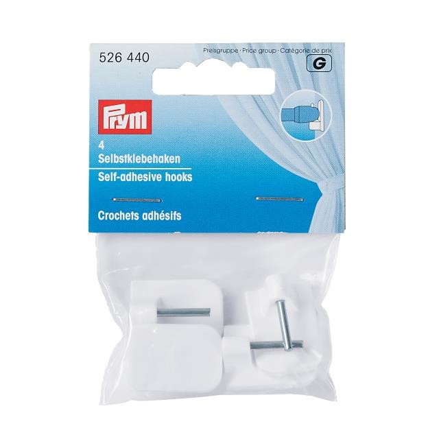 Gancho autoadhesivo blanco 4un -Ref.526440-