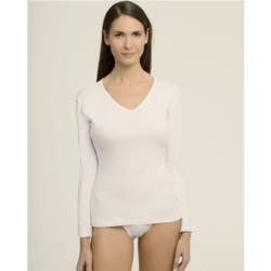 Camiseta m/l termal algodn -Ref.P04AM Col.000-blanco-